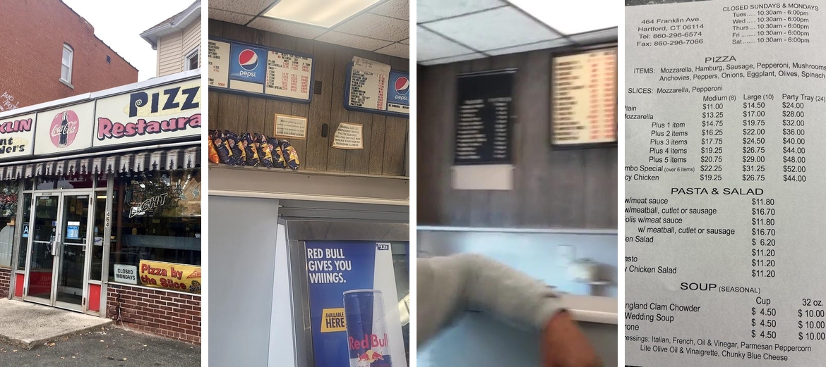 Franklin Giant Grinder Shop Menu