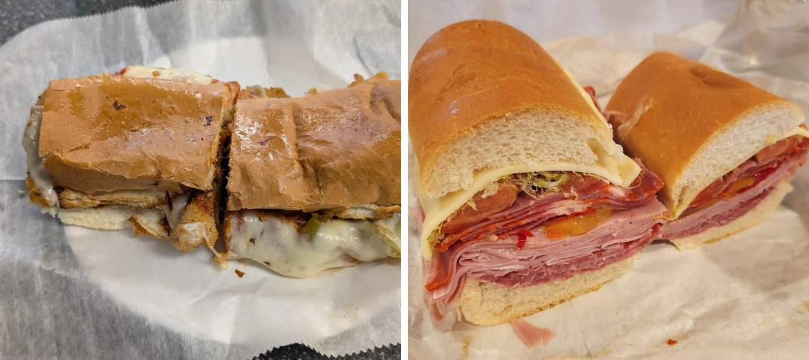 Franklin Giant Grinder Shop Menu